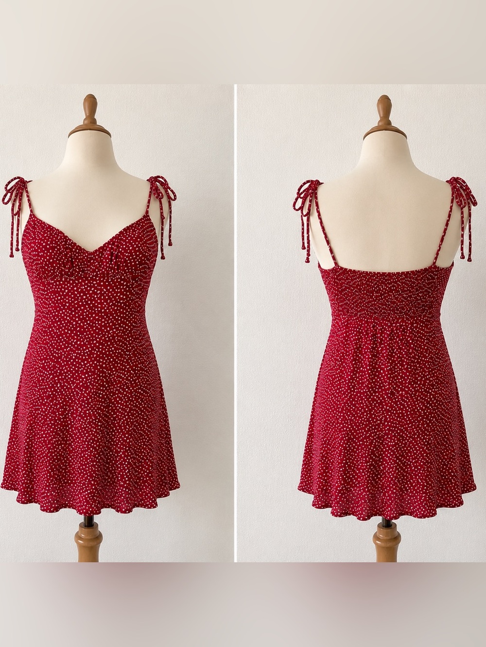 LA Hearts by Pacsun red floral mini dress in size XS.